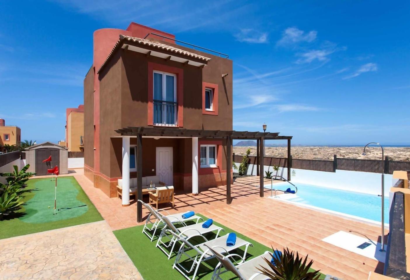 Villa Emma Private Pool Wifi Fibra Minigolf Corralejo Exterior foto